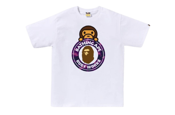 COLOR CAMO MILO ON BUSY WORKS TEE